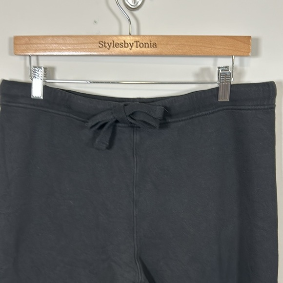 FRANK and EILEEN Catherine Sweatpant Favorite Pant Black Triple Fleece Sz L NEW - Picture 5 of 15